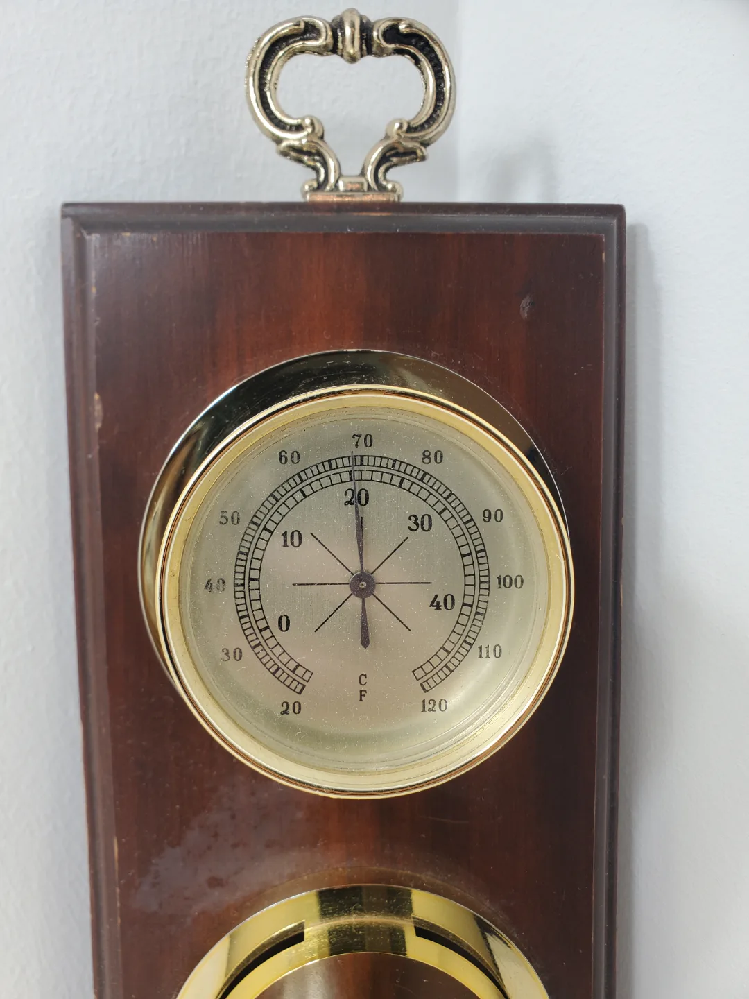 Vintage Wooden Weather Station 🏒 image indicator(4)