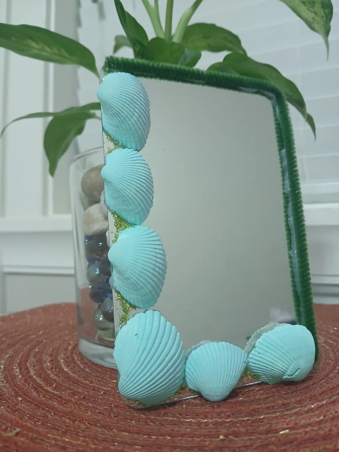 Seashell Framed Mirror image indicator(4)