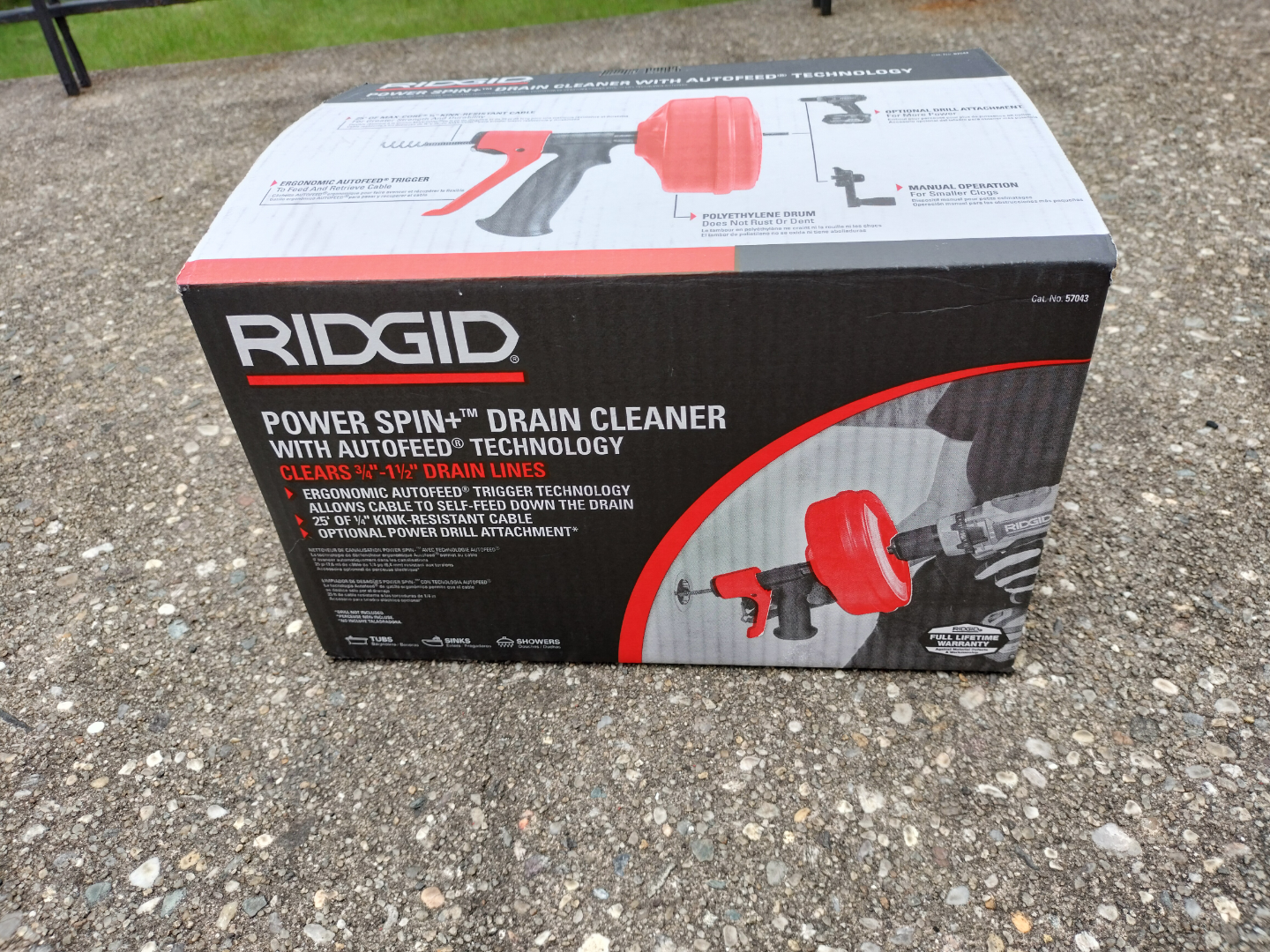 RIDGID Power Spin Drain Cleaner with Autofeed Technology - photo 2