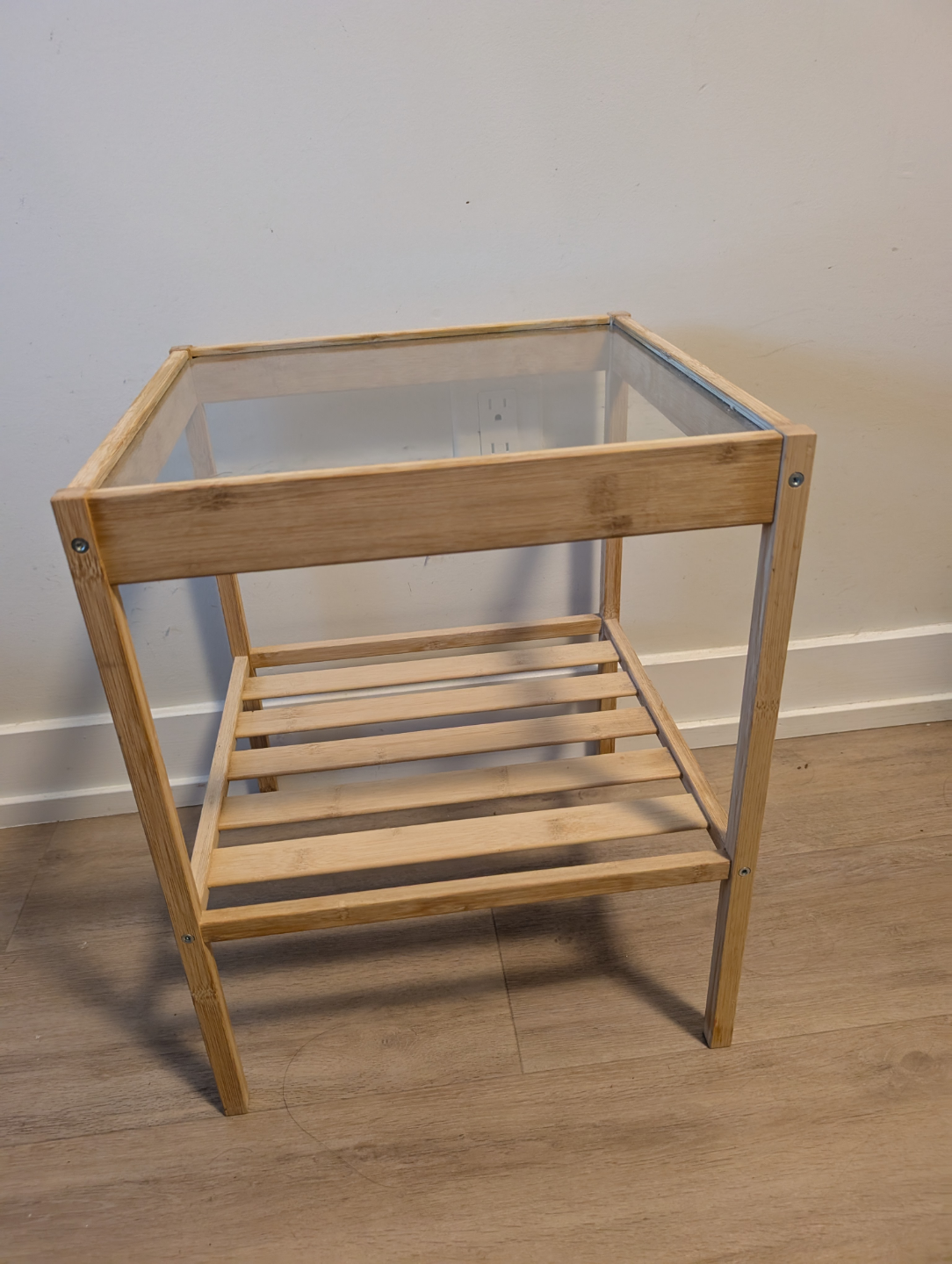 IKEA NESNA Bamboo Nightstand - photo 3