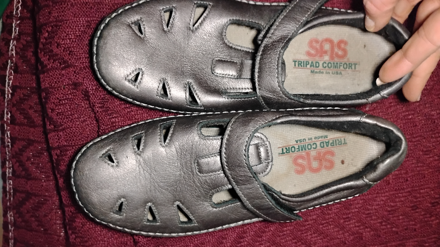 🏒Girls Size 6: SAS Tripad Comfort Leather Sandals