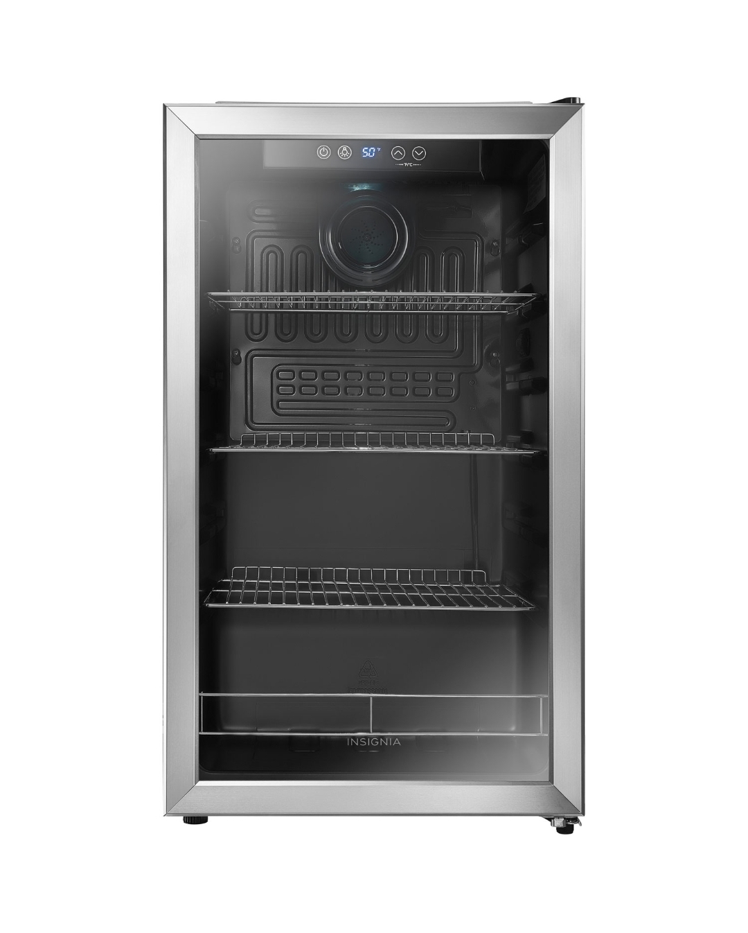 Insignia 3.2 Cu. Ft. 115-Can Beverage Centre  - Stainless  Steel - photo 2