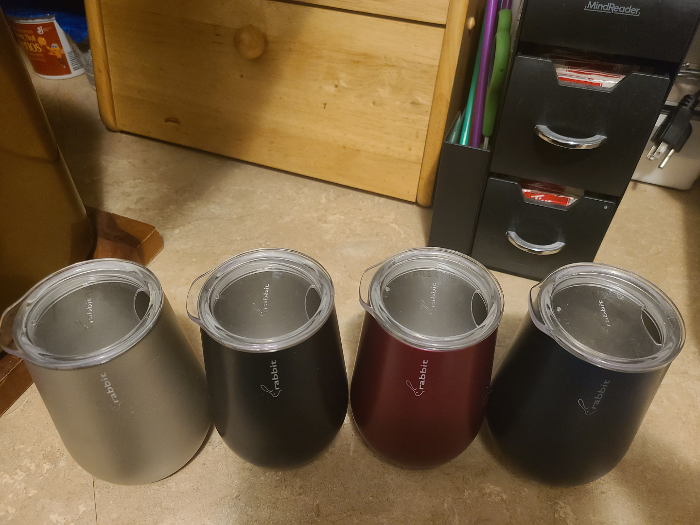 Rabbit wine tumblers set of 4 - photo 2