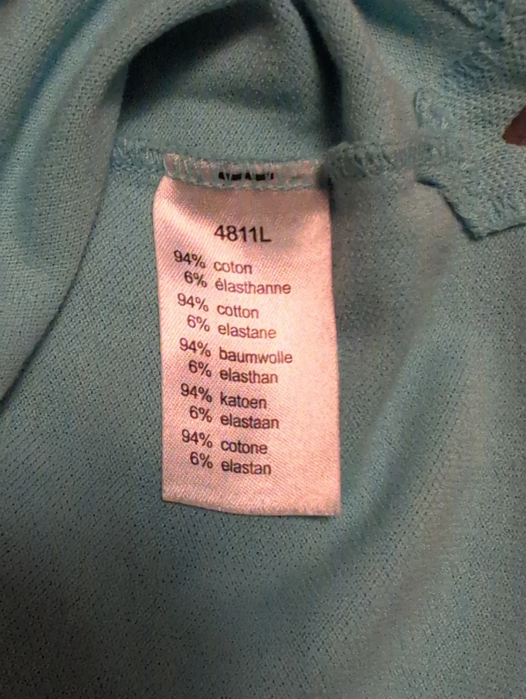 Women's Lacoste Light Blue Polo Shirt image indicator(5)