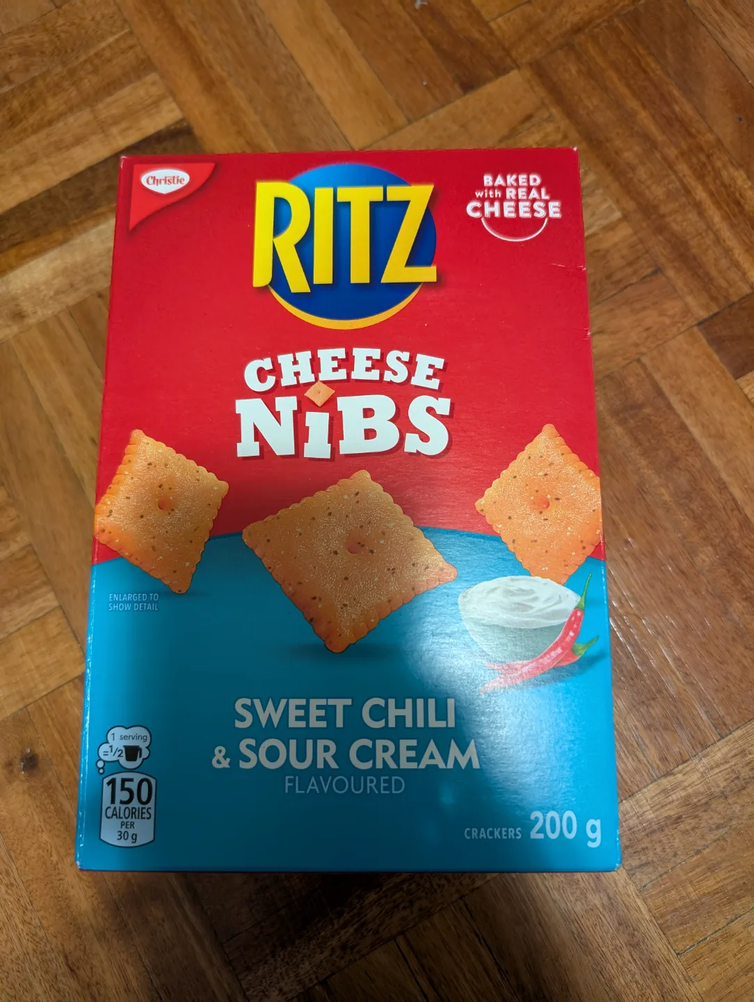 Ritz Cheese Nibs Sweet Chili & Sour Cream Crackers - 200g thumbnail