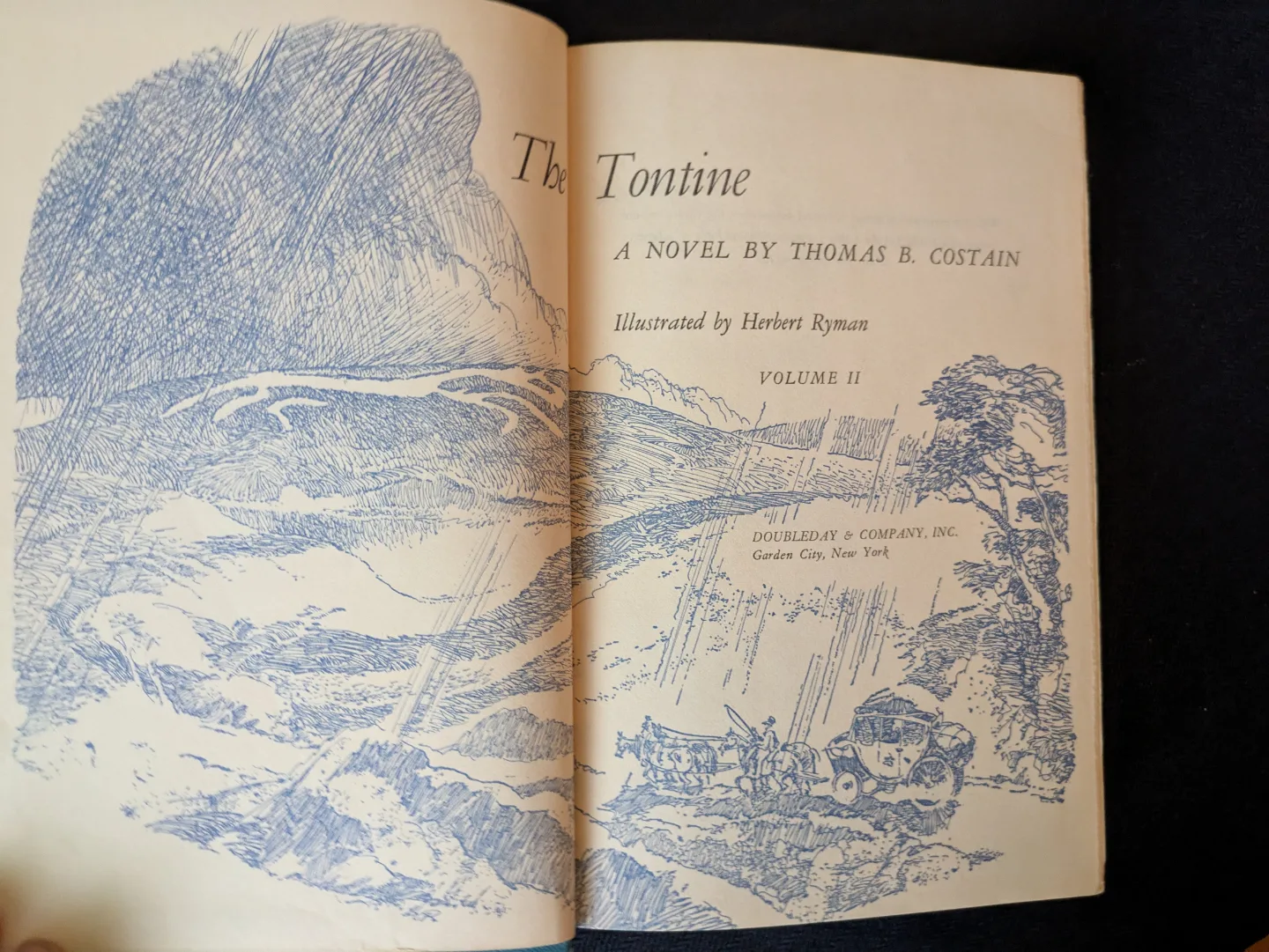 The Tontine by Thomas B. Costain - 2 Volume Set image indicator(3)