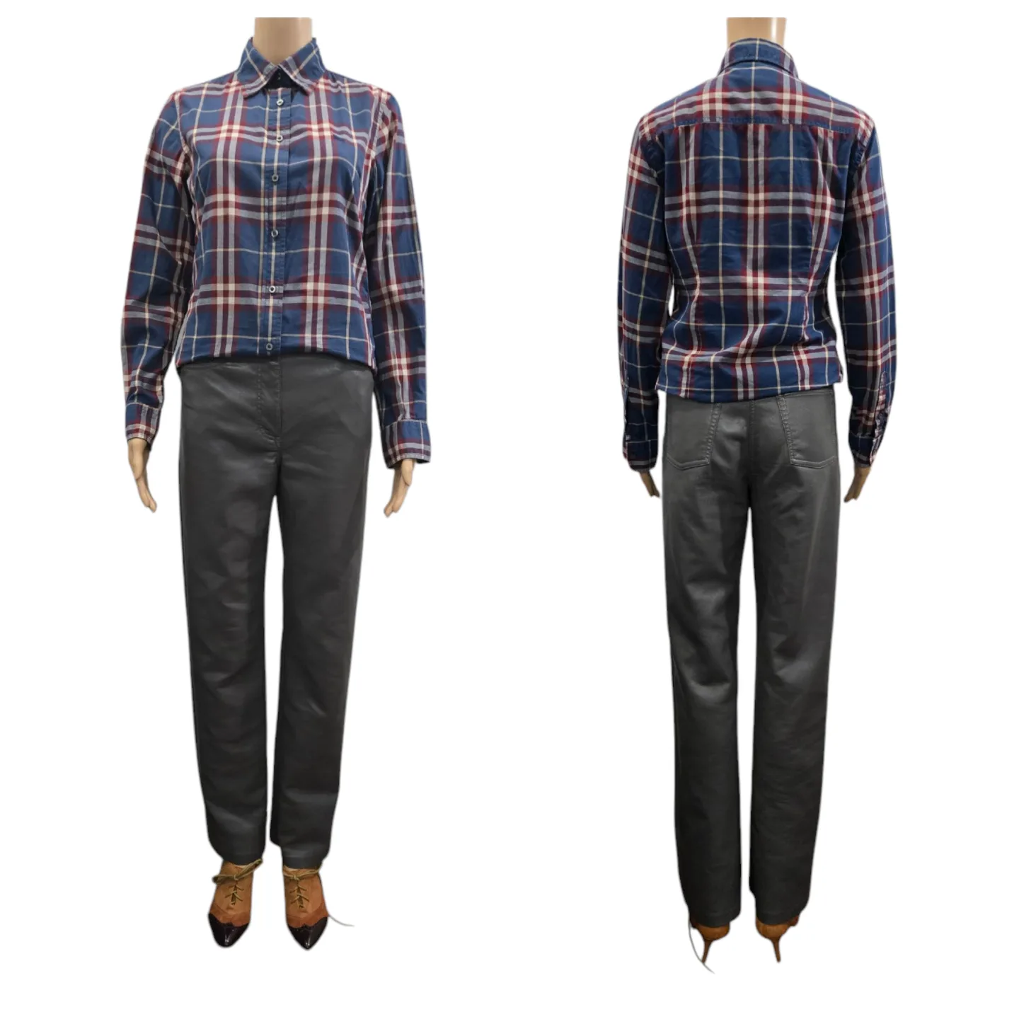 Aritzia Wilfred Melina High-Rise Faux-Leather Pants Full Size 4 image indicator(5)