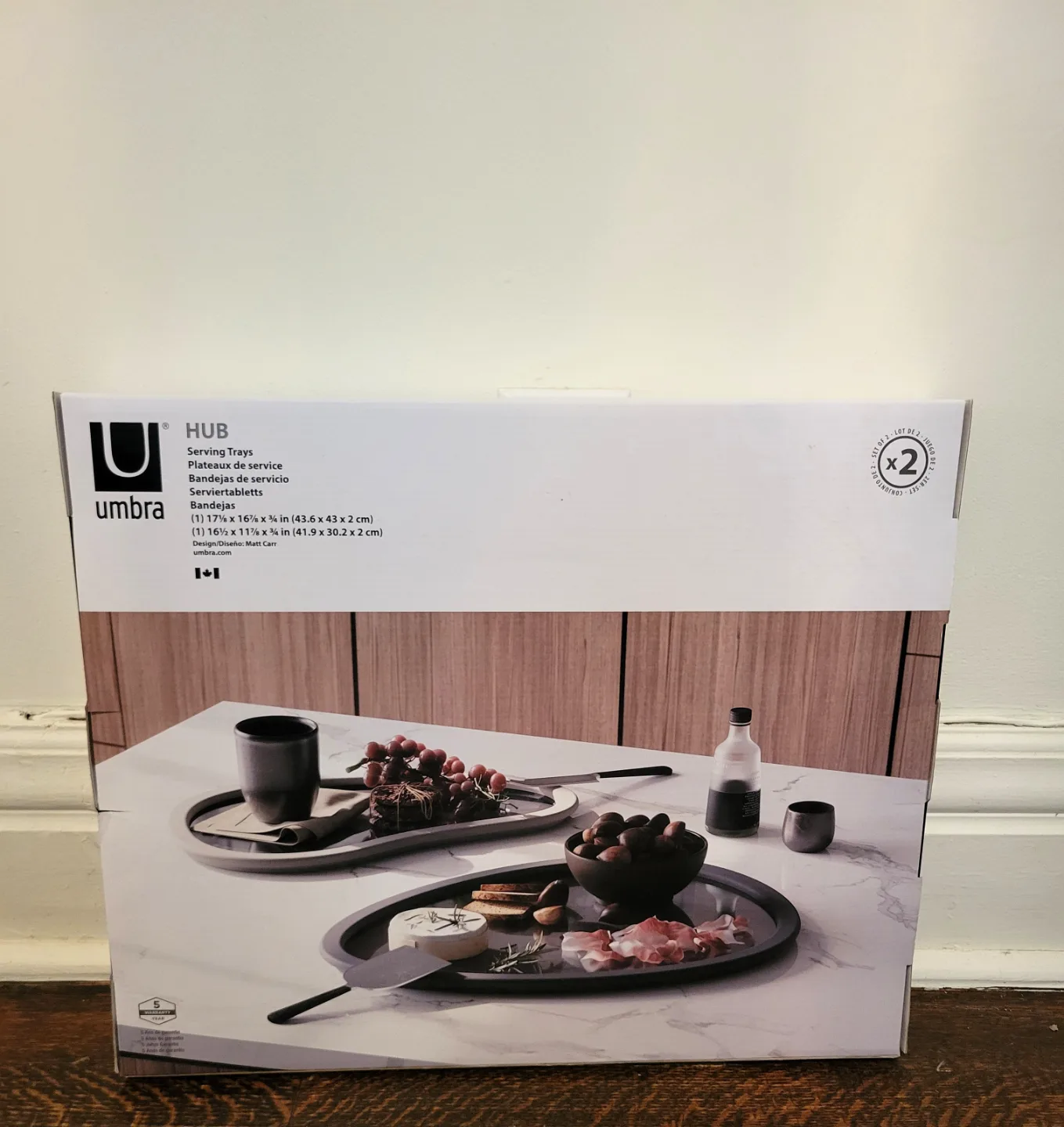 New Umbra Hub Serving Trays / Cheese Boards image indicator(3)