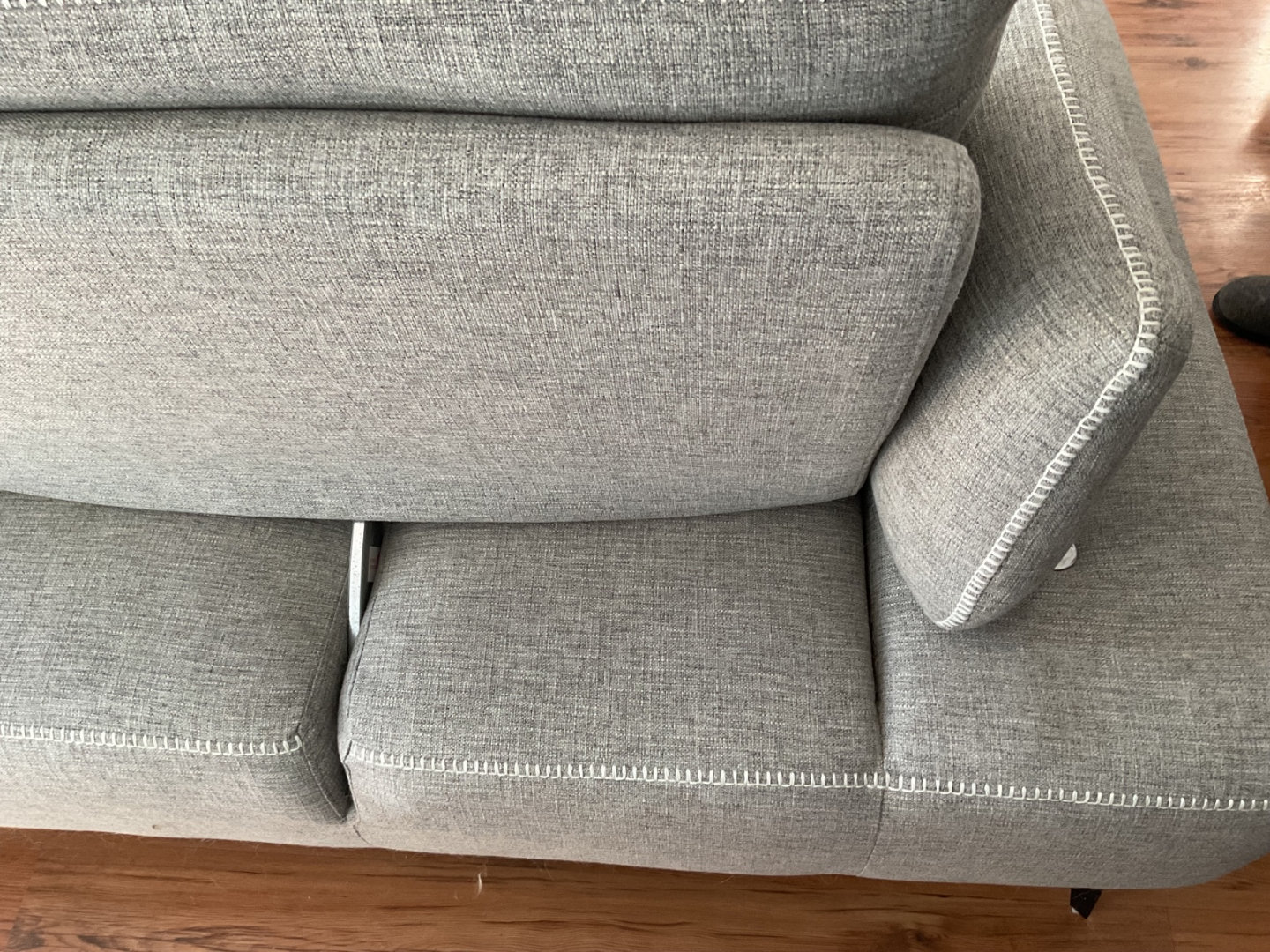 Grey Fabric Sofa - photo 2
