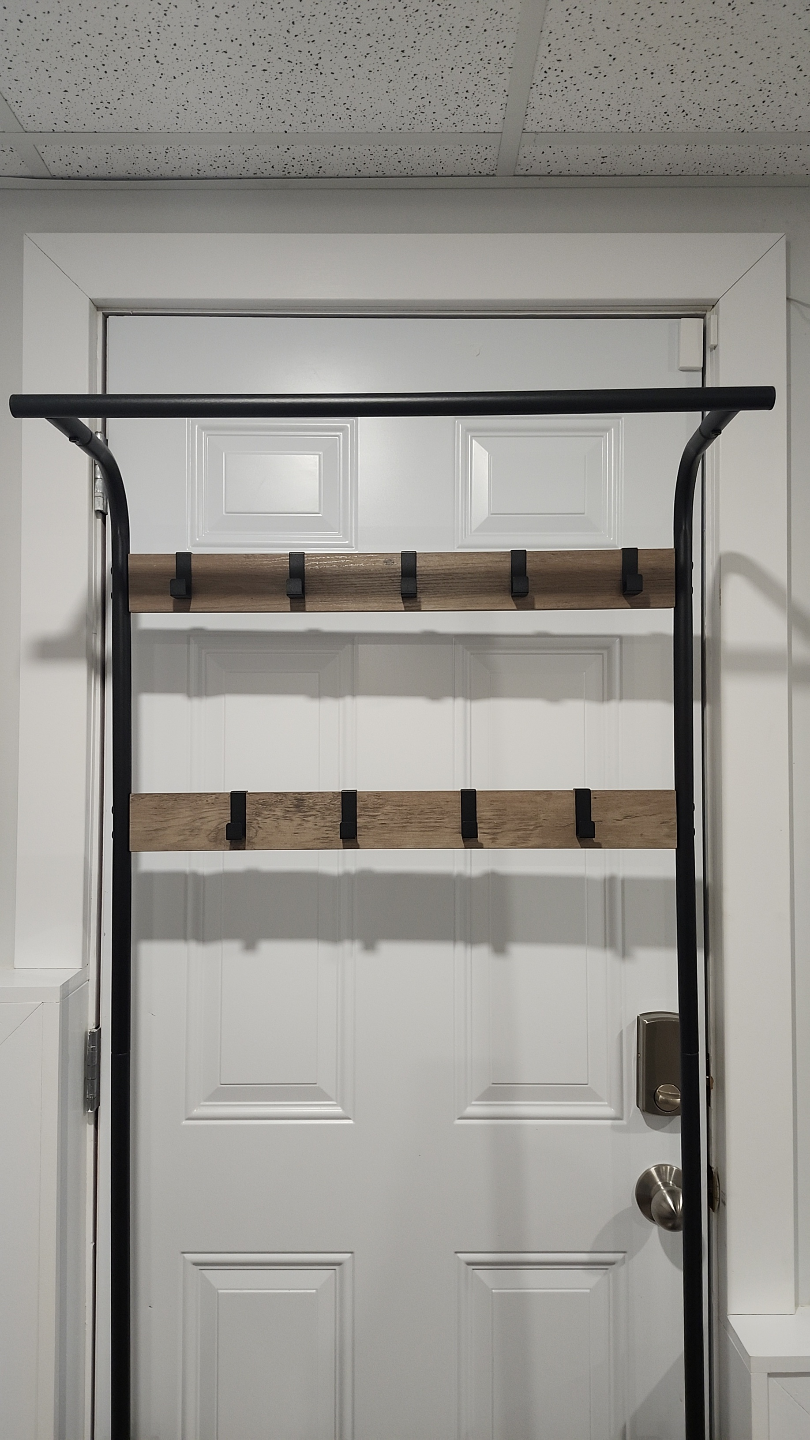 Freestanding Hall Tree with Bench and Shoe Rack - photo 3