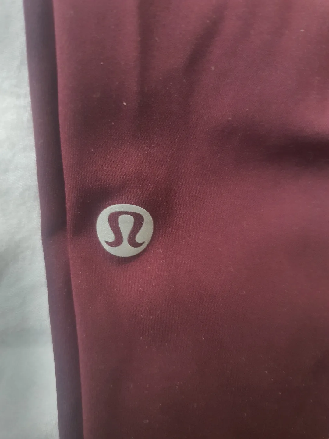 Lululemon Burgundy Fast and Free 25" Leggings Size 8 image indicator(3)