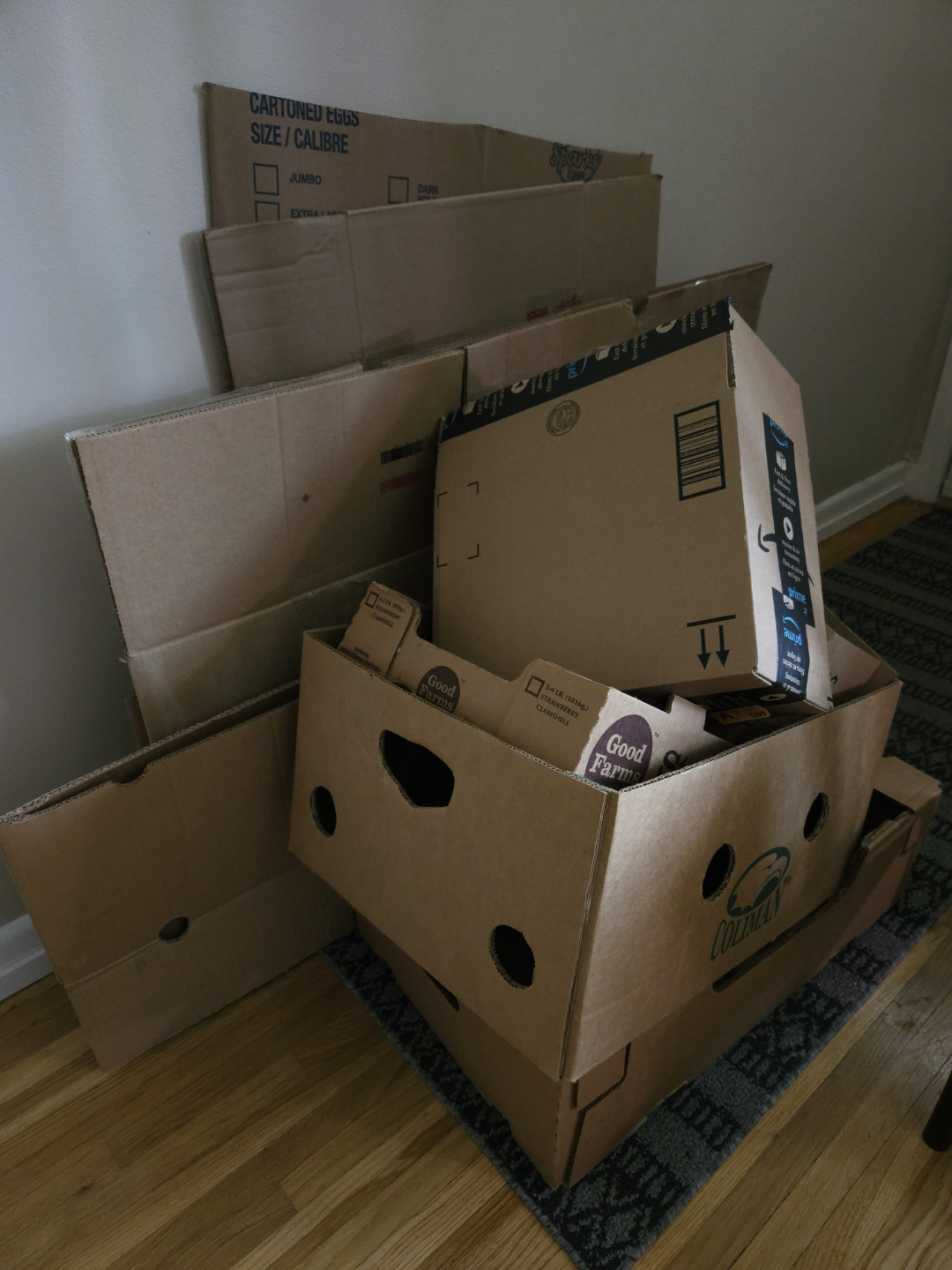 Moving Boxes - Assorted Sizes and Quantities