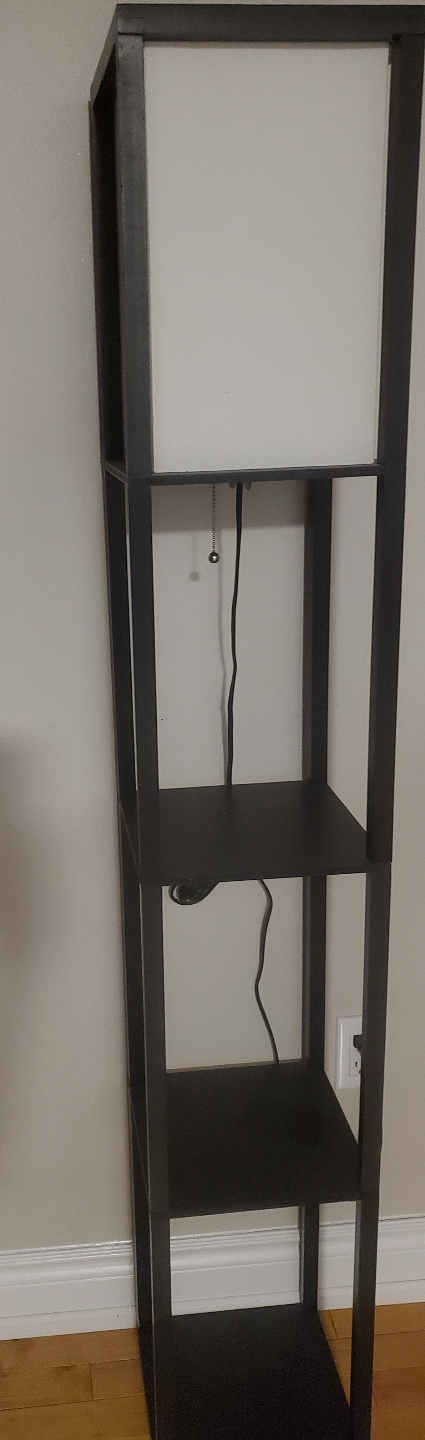 Modern Floor Lamp with Shelves - photo 2