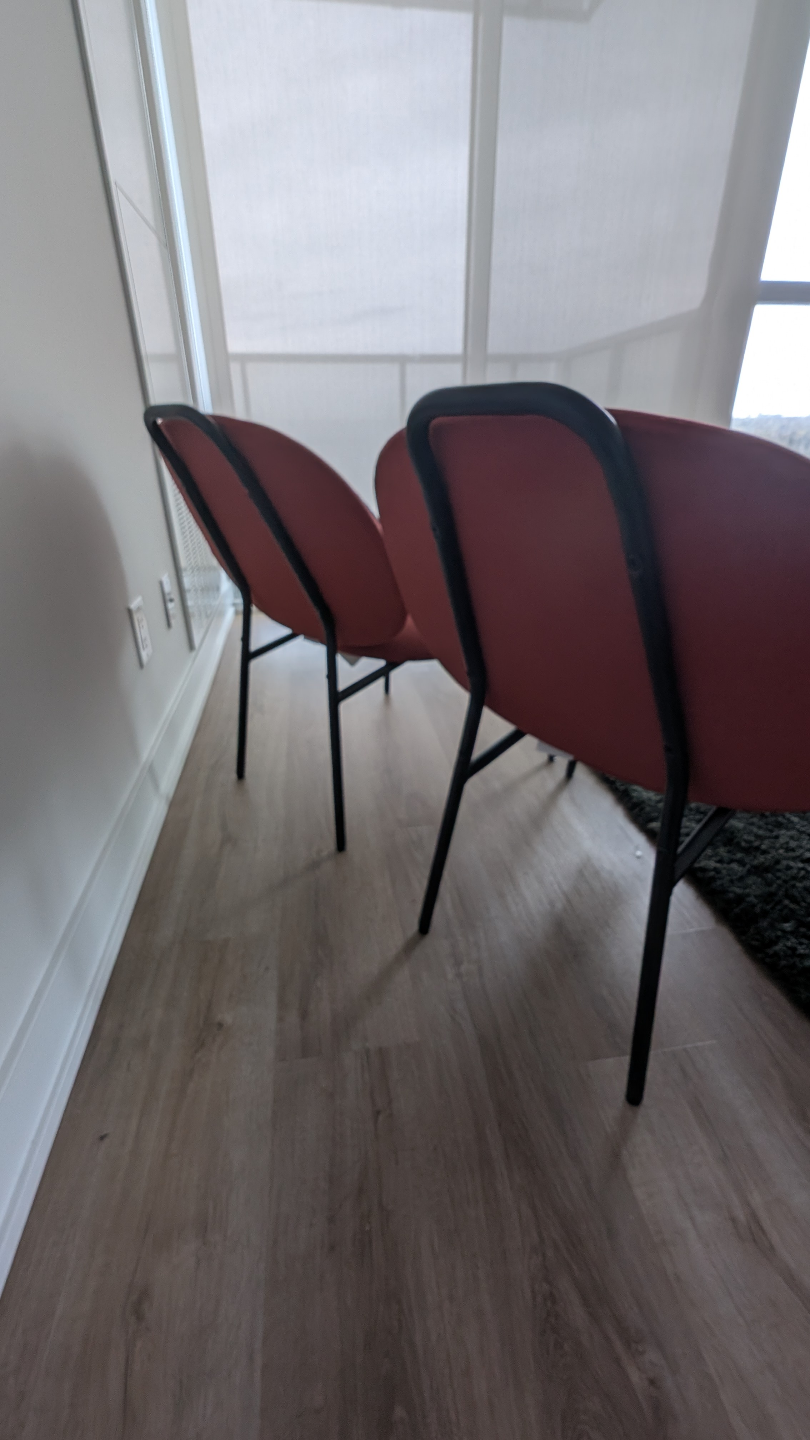 Pair of Modern Ikea Accent Chairs with Pillows - photo 5