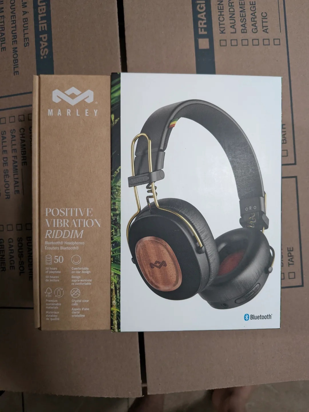 Brand New - Marley Positive Vibration Riddim Headphones thumbnail