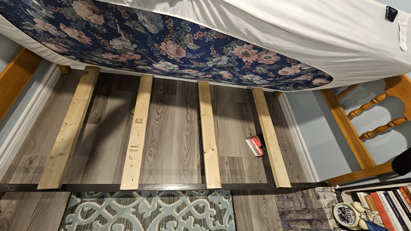 Single Bed Frame with Mattress - photo 2