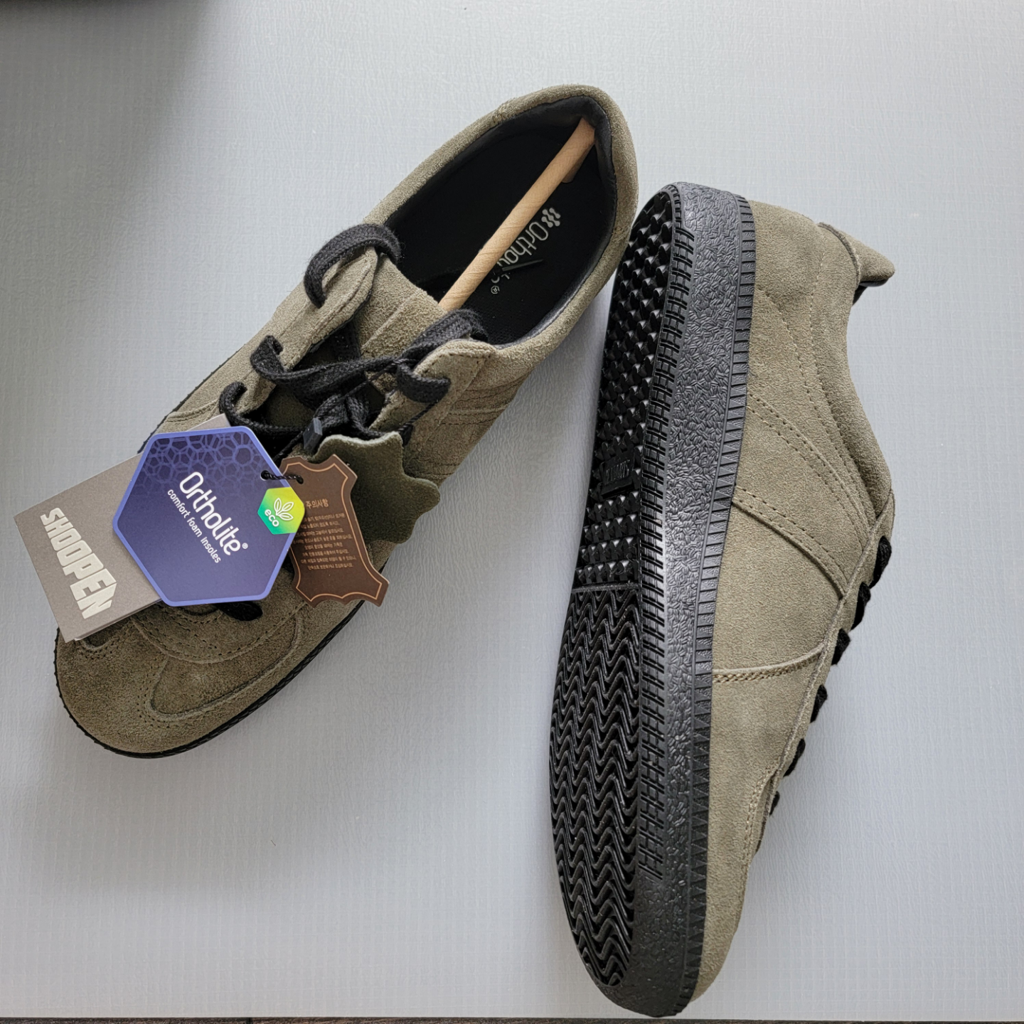 Shoopen Ortholite Suede Sneakers - photo 2