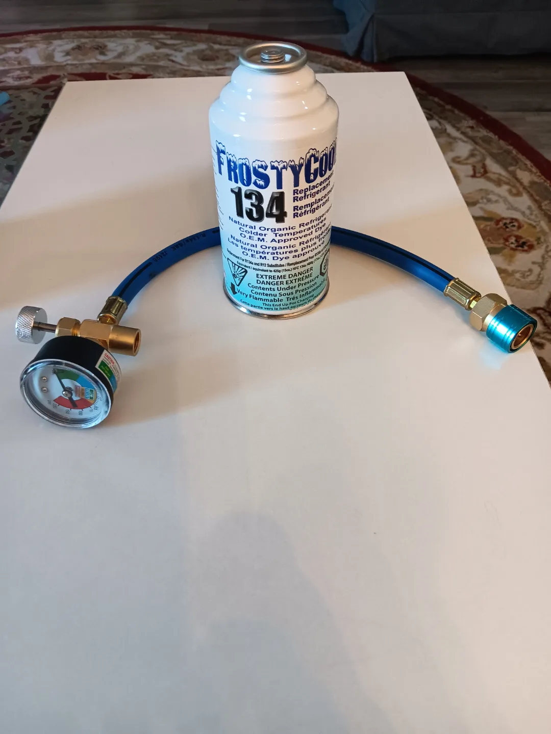 FrostyCool 134 Refrigerant with Gauge Set thumbnail