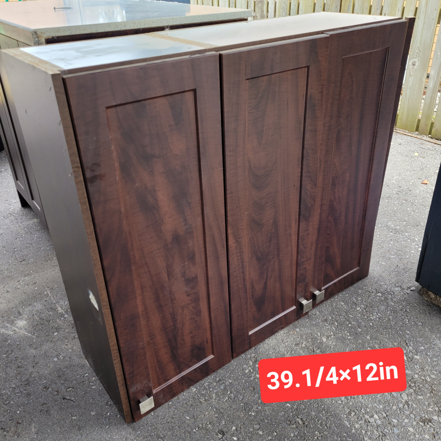 Kitchen Island and Cabinets - Dark Brown with Quartz Countertop - photo 4