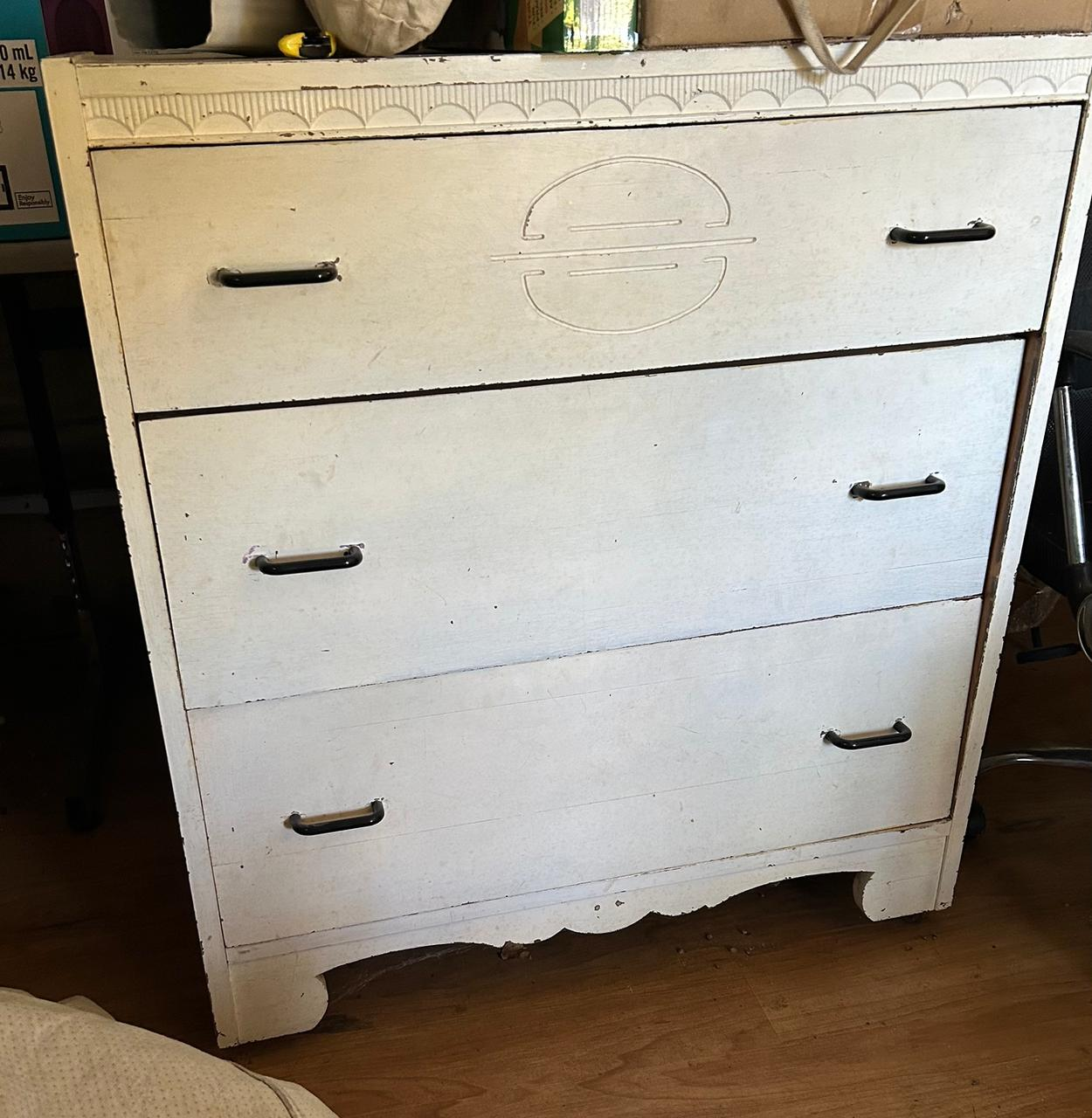 White dresser
