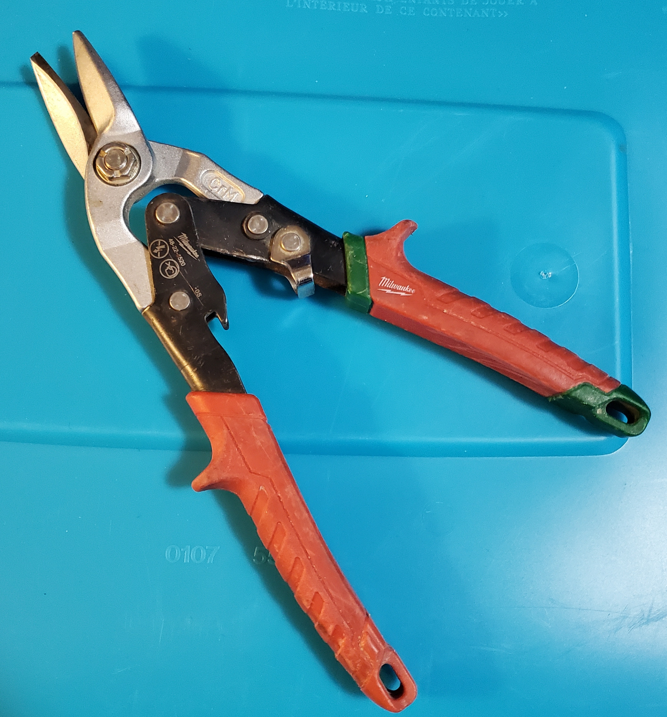 Milwaukee 10" Right Aviation Snips