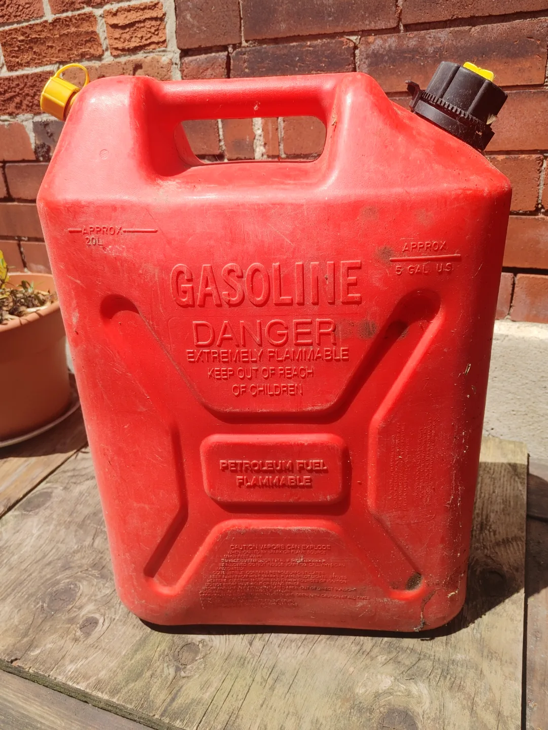 Red 5-Gallon Gasoline Container thumbnail