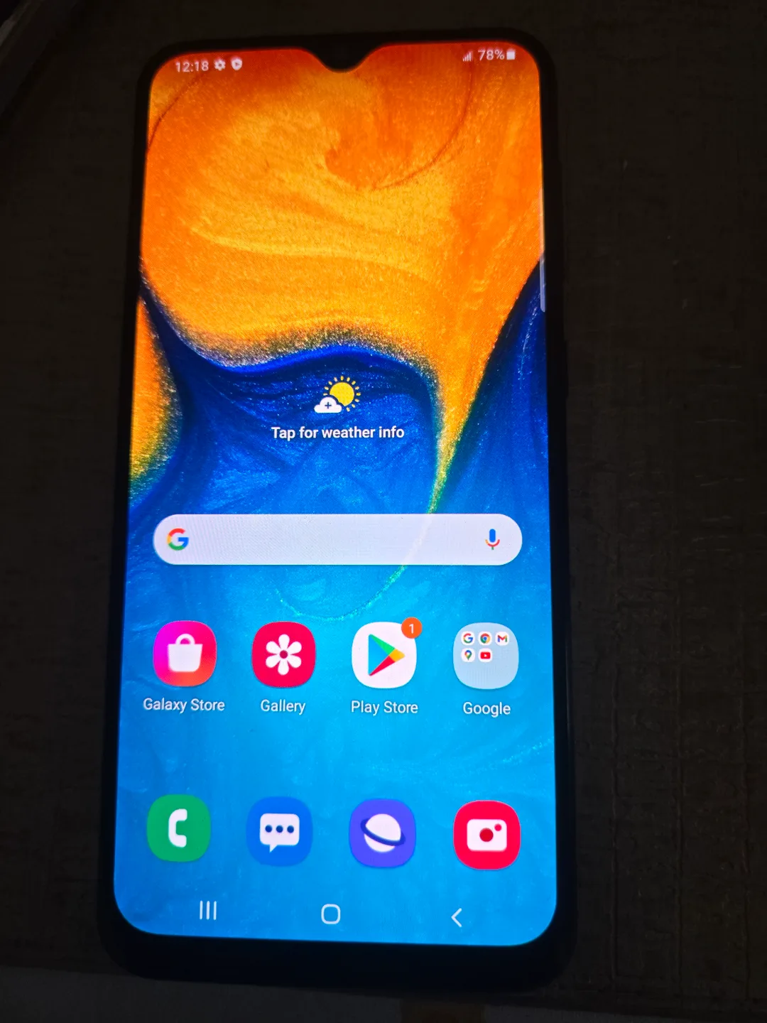 Samsung Galaxy A20 Smartphone 32GB with an SD card slot image indicator(4)