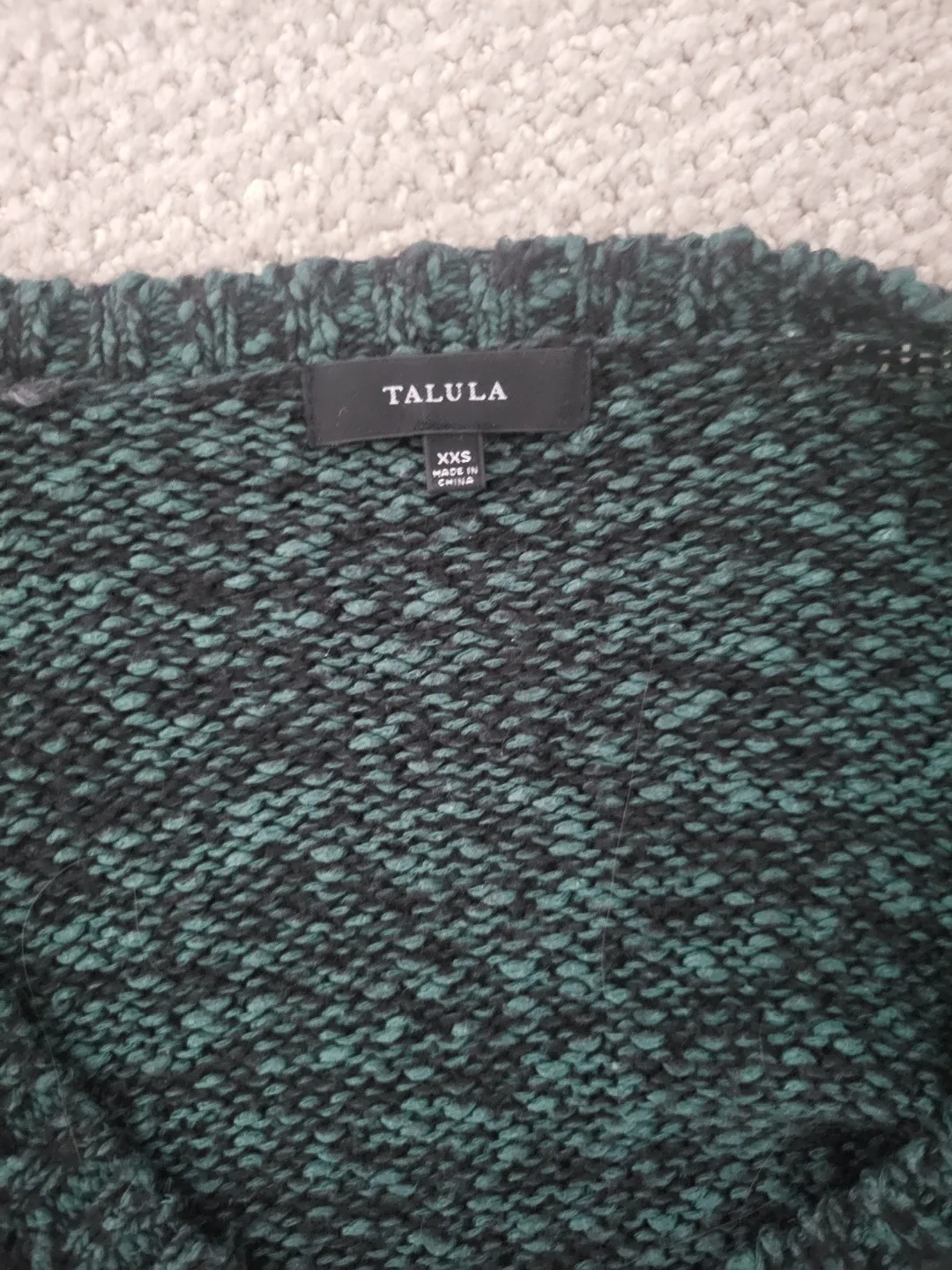 Talula Green Sweater dress aritzia image indicator(2)