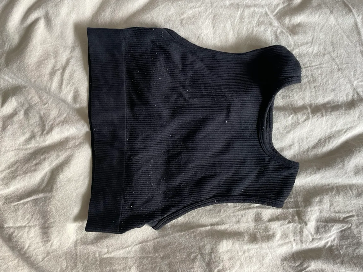 Garage Cropped Black Tank thumbnail