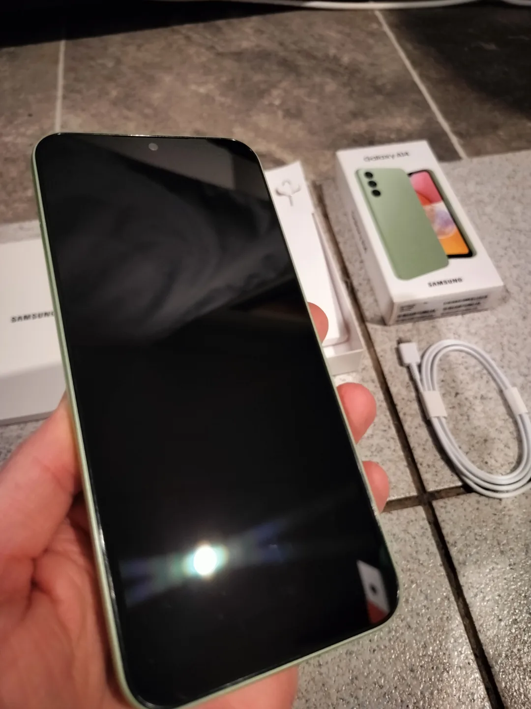 Brand New Samsung Galaxy A14 Smartphone - Light Green image indicator(2)