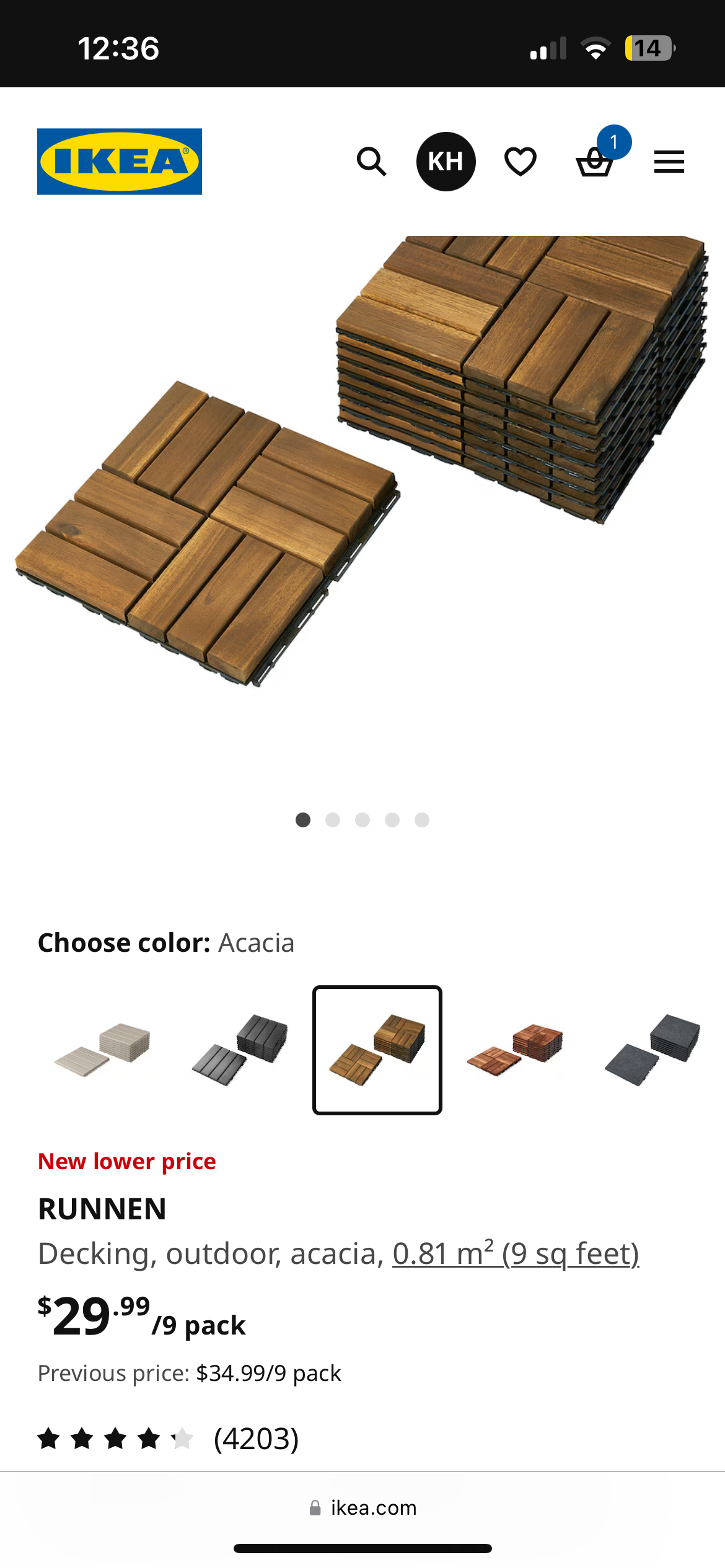 IKEA patio floor - photo 2