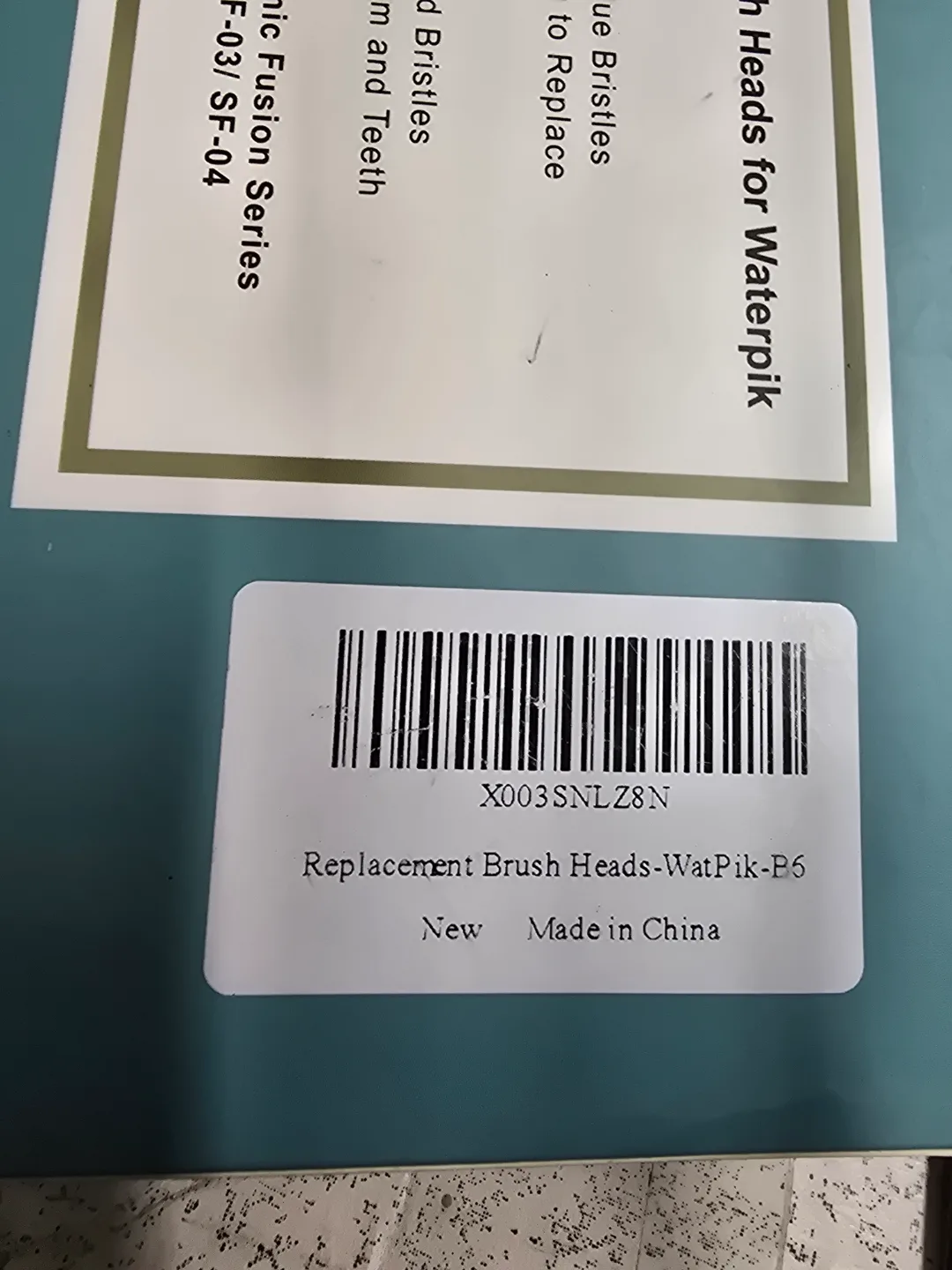 6x Waterpik Sonic Fusion Replacement Brush Heads image indicator(3)