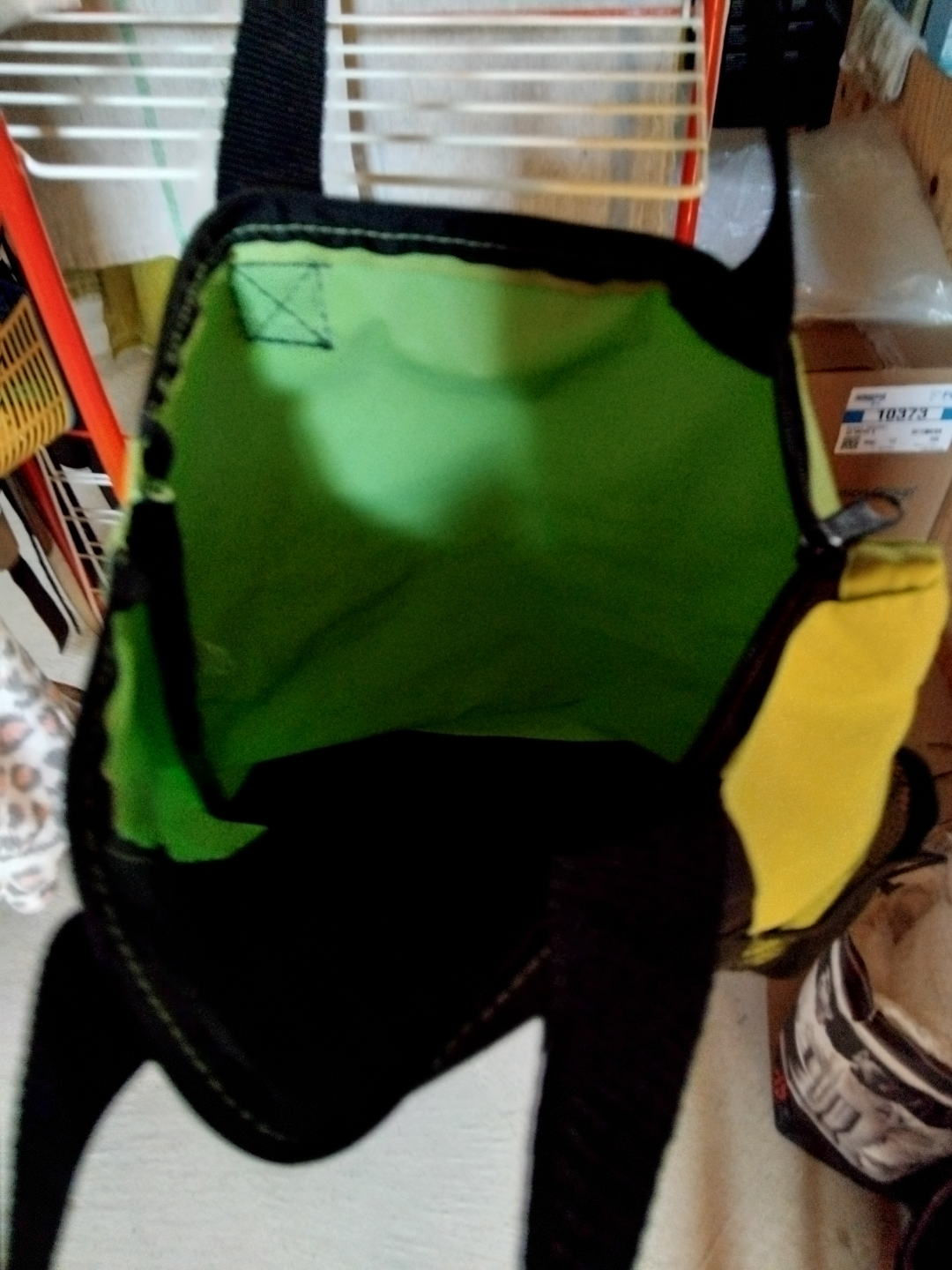 Lime Green and Black Tote Bag - photo 3