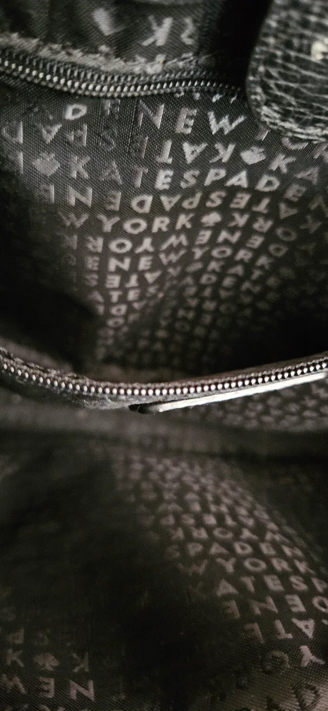 Kate Spade New York Black Leather Tote Bag image indicator(4)