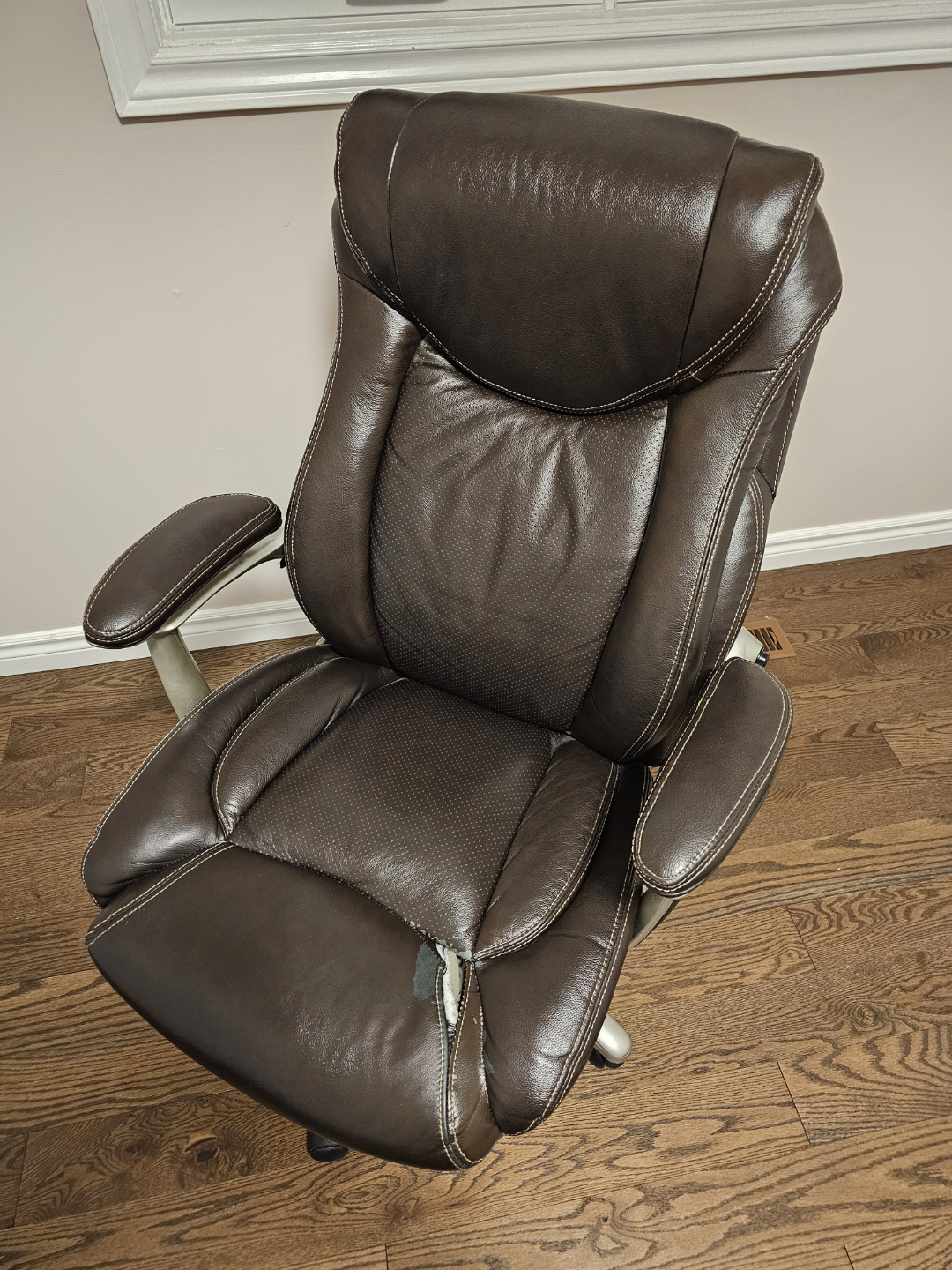 Brown Leather Office Chair