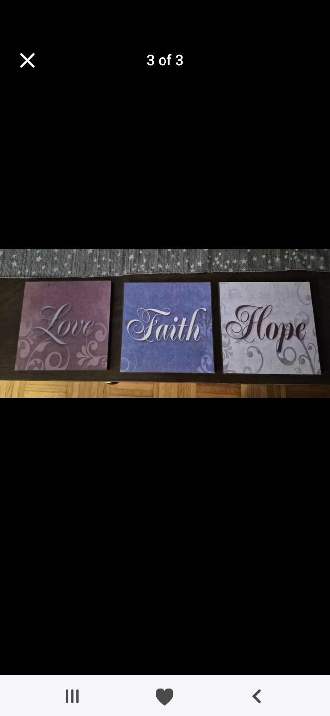 Set of Two Canvas Wall Art Prints/Plaques - photo 3
