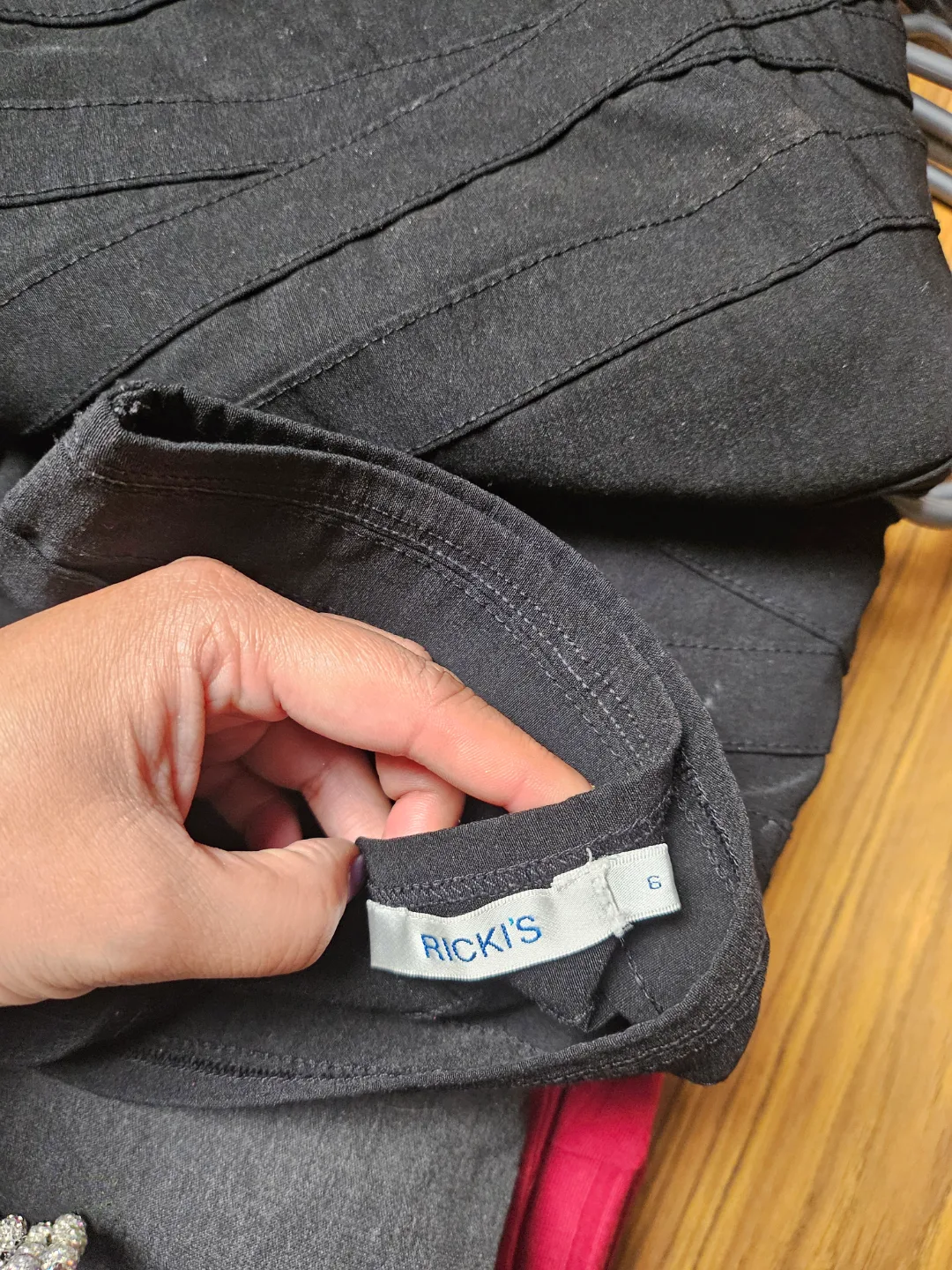 Ricki's Black Mini Skirt Size 6 image indicator(2)