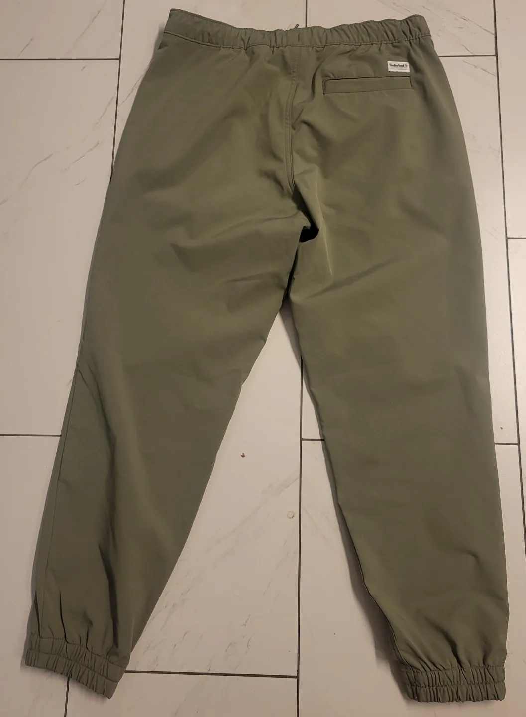 Timberland Men's Tapered Joggers - Olive Green - Size W32 image indicator(2)