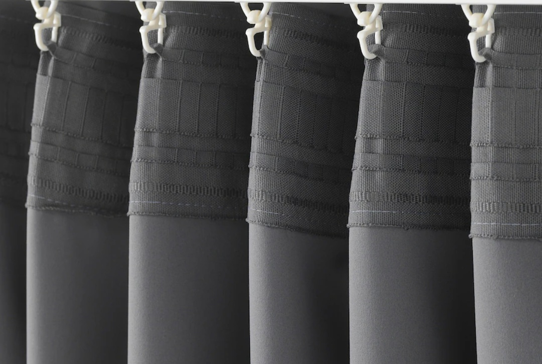 IKEA Blackout Dark Grey Curtains 145x250 cm - photo 3