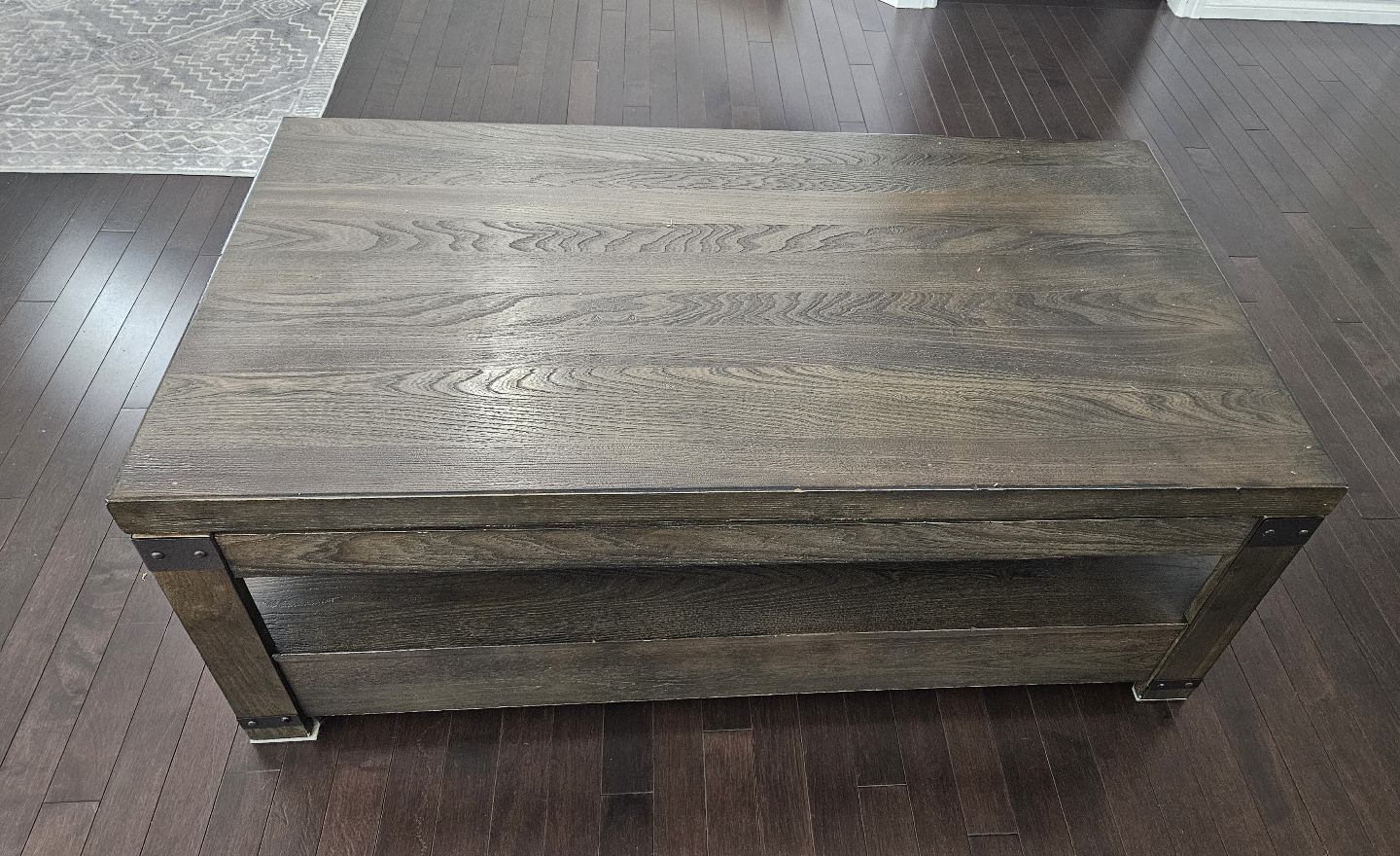 Dark Wood Coffee Table with lift top - photo 4
