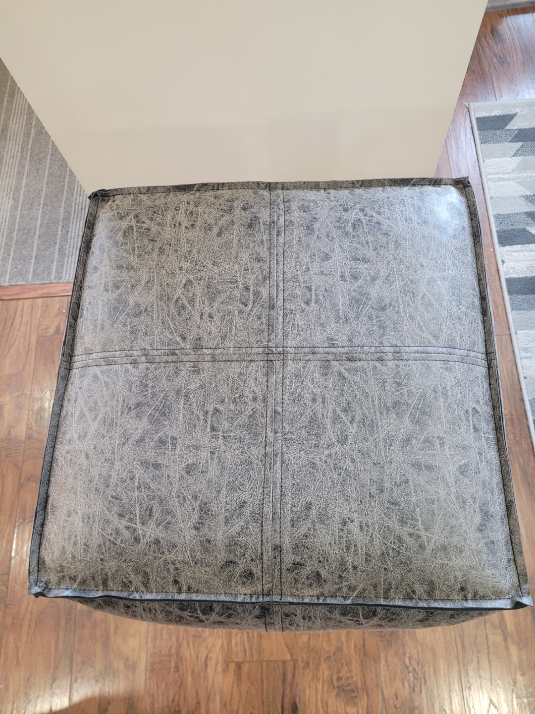 SIMPLIHOME Brody Rectangular Pouf Ottoman - Grey - photo 2