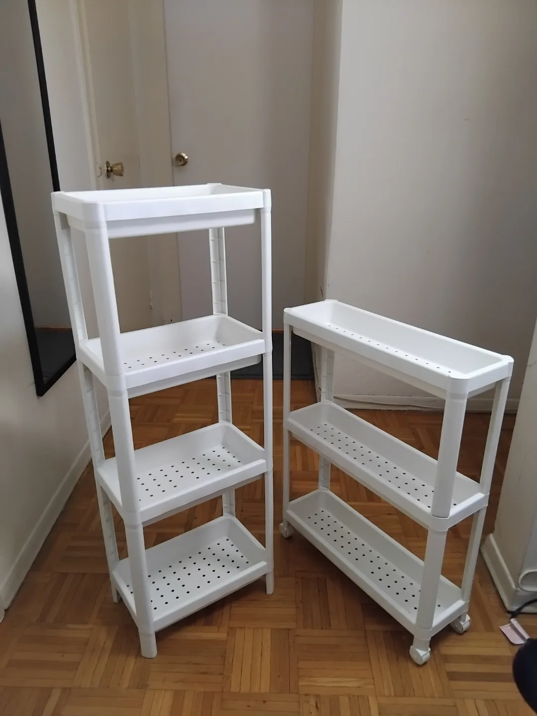 2 ikea vesken white cart organizers image indicator(2)