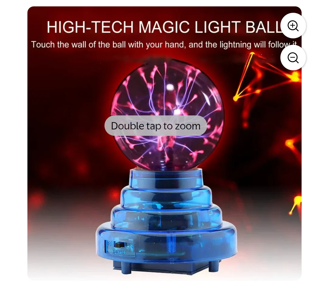 Plasma Ball Lamp image indicator(2)