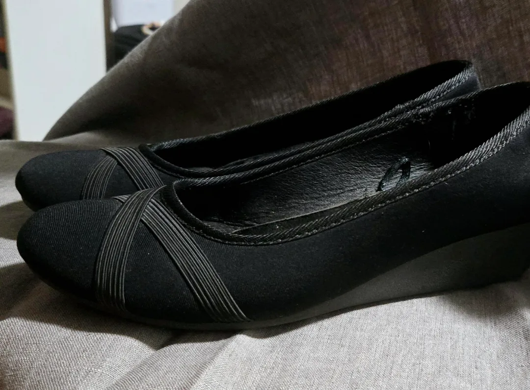 Black Ballerina Flats - Size 7.5 Women image indicator(2)