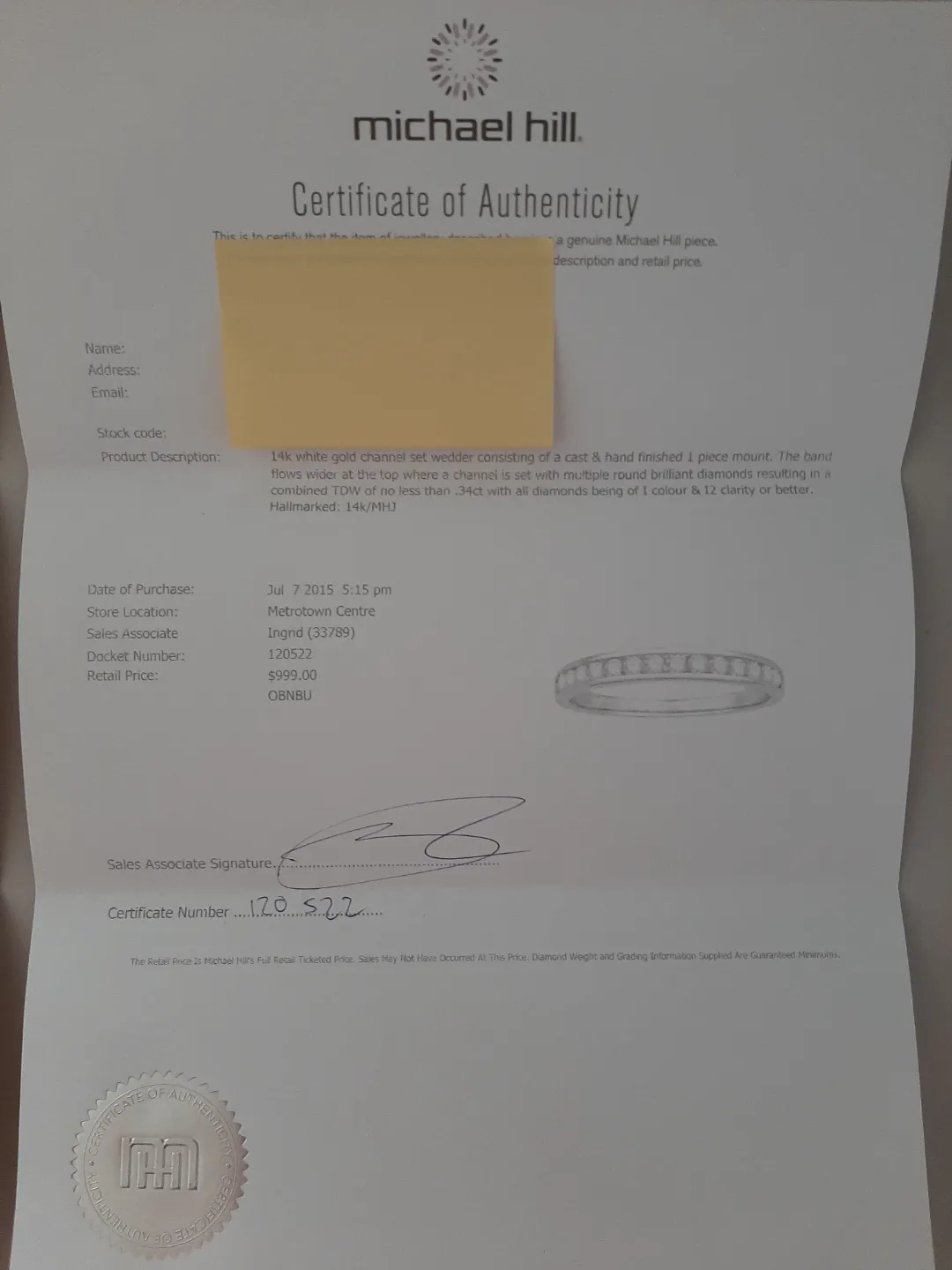 Michael Hill Diamond Wedding Set - 14k White Gold image indicator(2)