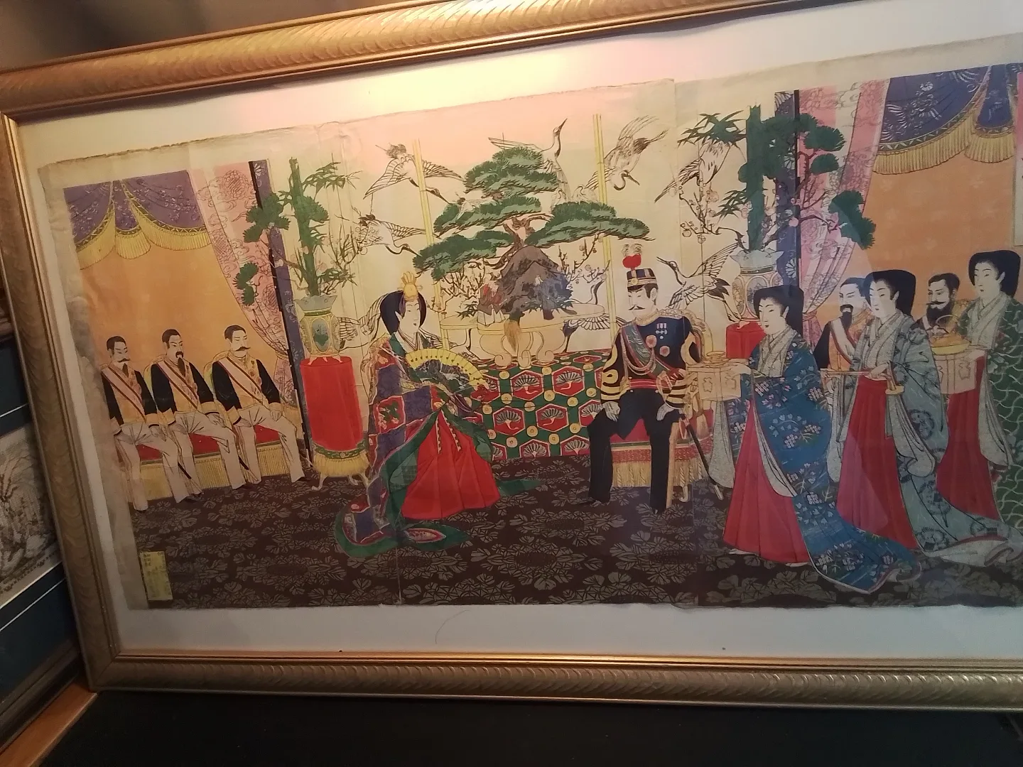 Triptych Woodblock Litho Watanabe Nobukazu '1900' image indicator(2)