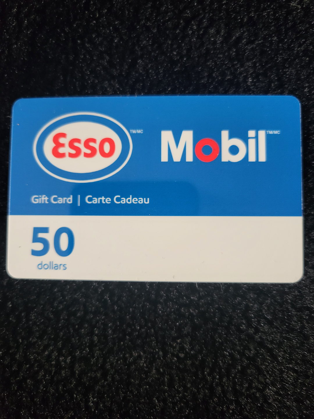Esso Mobil $500 Gift Cards in $50 increments