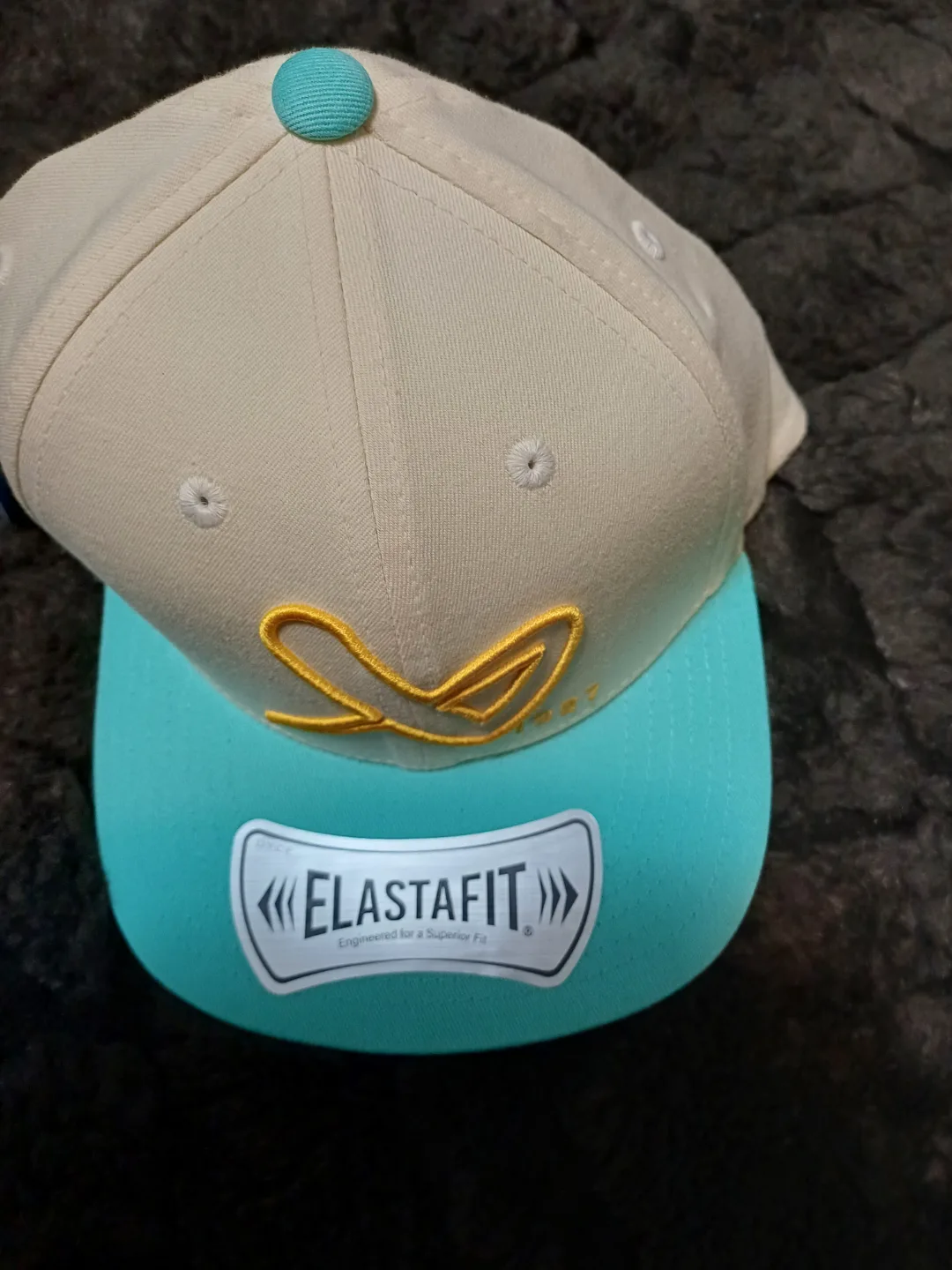 New Era Youth Snapback Hat - Teal/Beige image indicator(2)