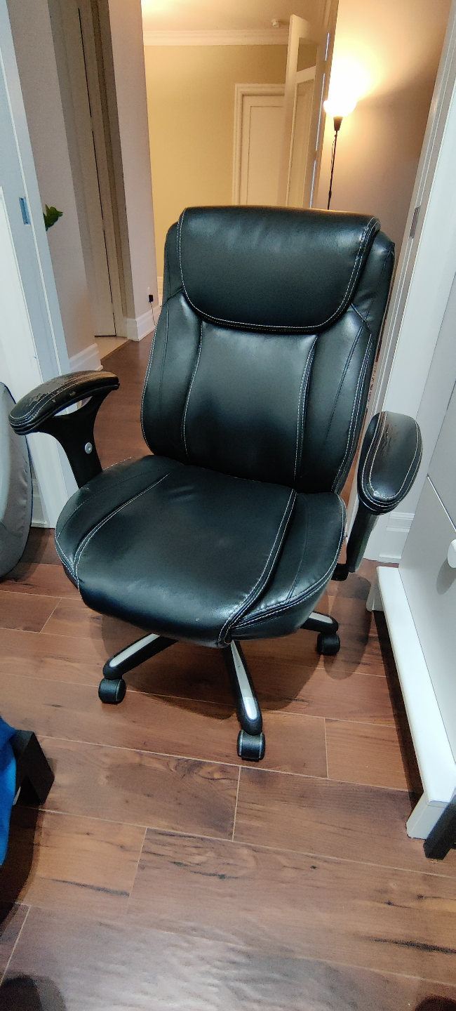 Black Leather Office Chair