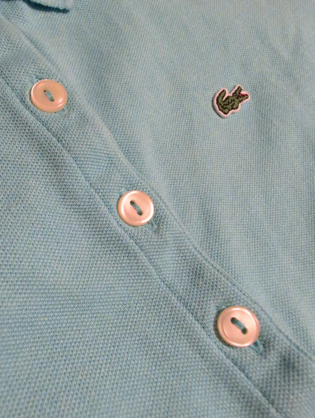 Women's Lacoste Light Blue Polo Shirt image indicator(4)